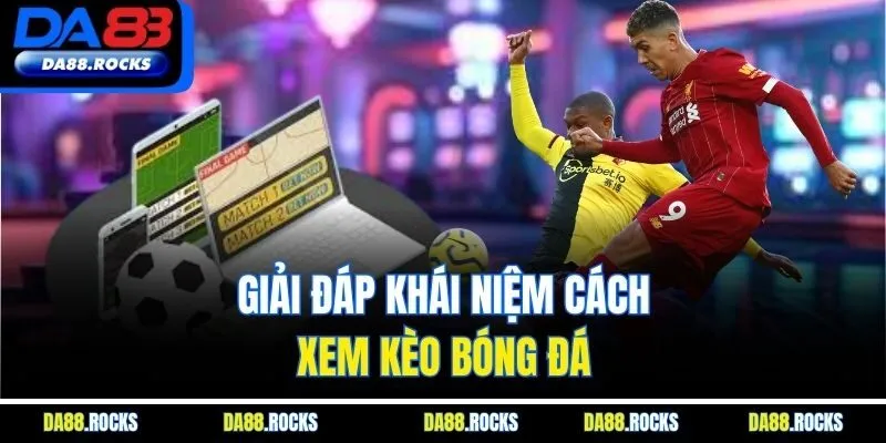 Giải đáp khái niệm cách xem kèo bóng đá