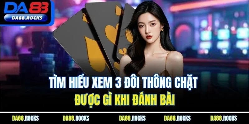 Tìm hiểu xem 3 đôi thông chặt được gì khi đánh bài