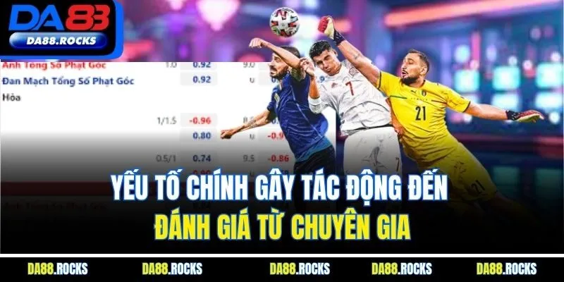 Yếu tố chính gây tác động đến đánh giá từ chuyên gia